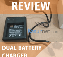 Review Dual Battery Charger untuk Xiaomi Yi