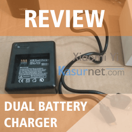 Review Dual Battery Charger untuk Xiaomi Yi