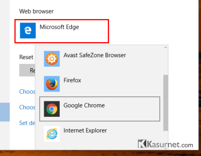Mengganti Browser Default di Windows 10