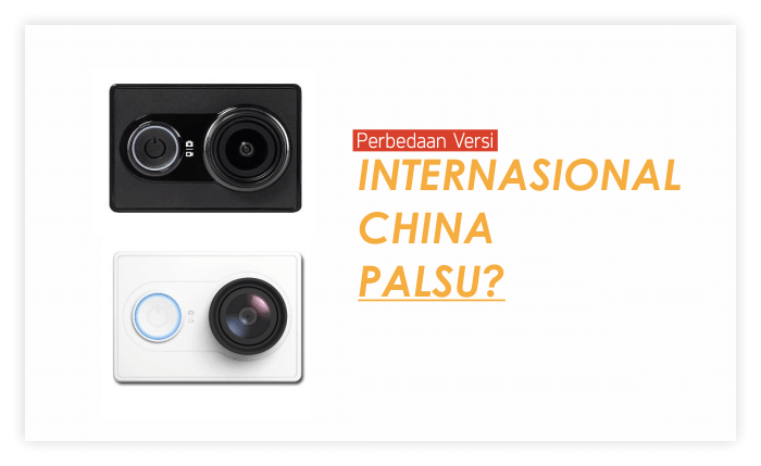 Xiaomi Yi China dan Internasional