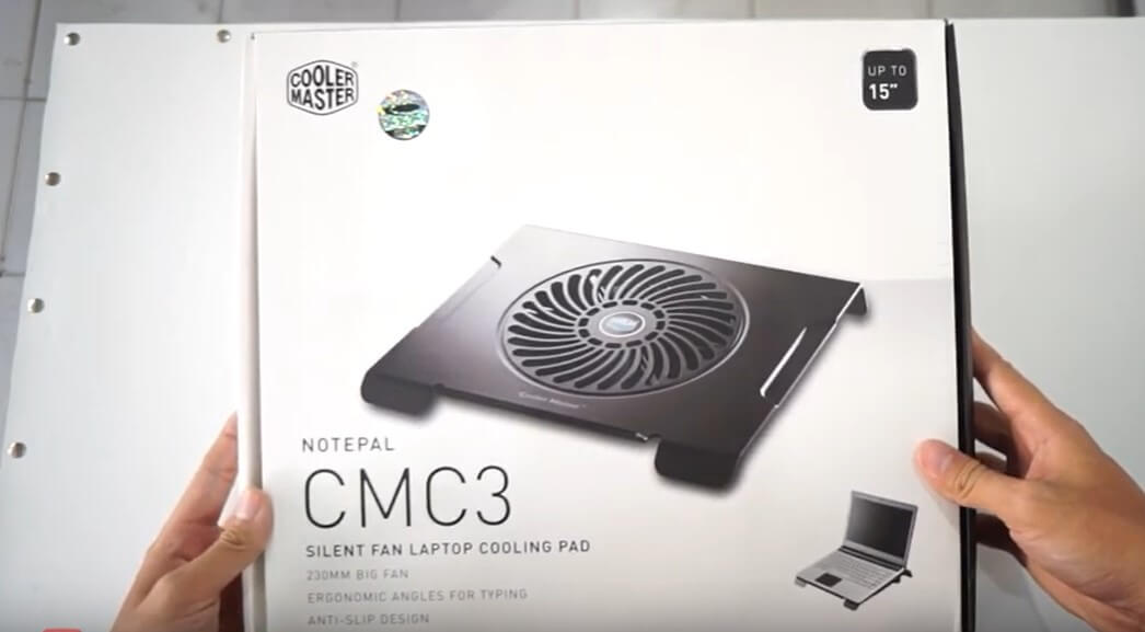 Kipas Laptop Cooler Master CMC3 Cooling Pad Unboxing
