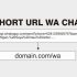 Permalink ke Cara Membuat Short URL App Whatsapp Chat Domain Sendiri