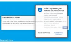Permalink ke Mengatasi Tidak Dapat Mengirim Permintaan Pertemanan Facebook