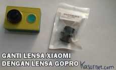 Pengalaman Ganti Lensa Xiaomi Yi dengan Lensa GOPRO